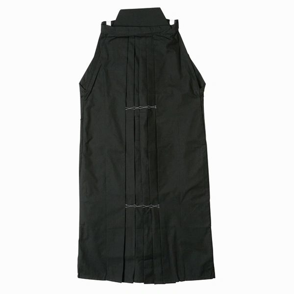 A Black Color Hakama on a White Background