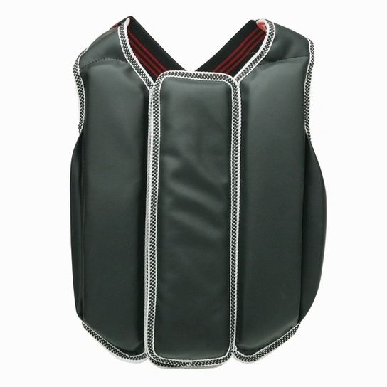 Chest Guard With Velcro Opening in Black