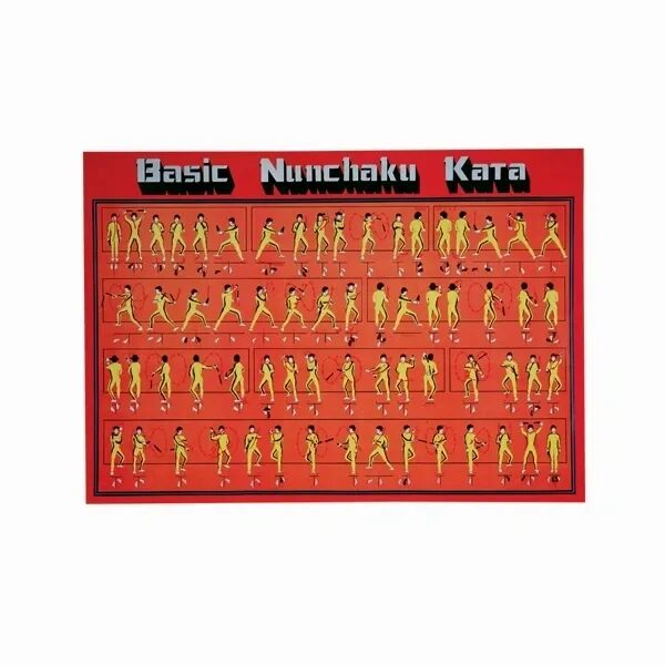 Basic Nunchaku Kata Striking Poster
