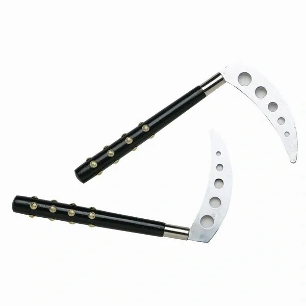 Black Color Handle With Studs Blades