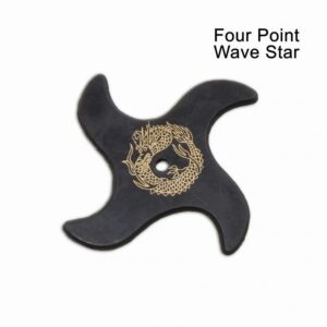 Four Point Wave Star in Black Color